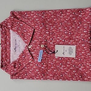 Peter Millar Seaside Men Polo Shirt - XXL
